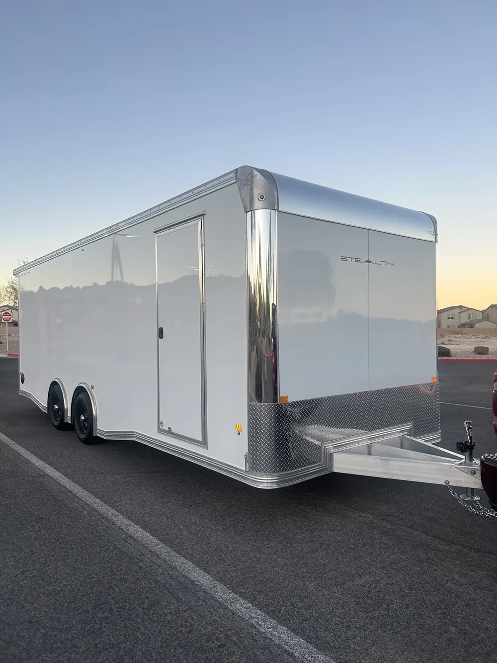 Enclosed trailer rental Las Vegas NV — premium aluminum enclosed car trailer